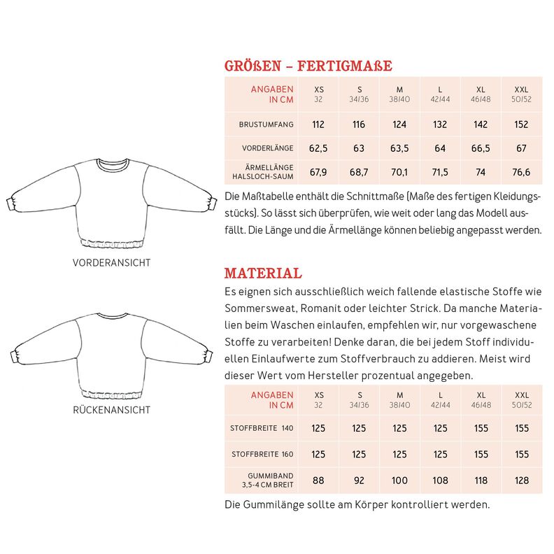 FRAU EMA - Sweater mit gekräuselten Ärmeln XS-XXL image number 10