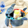 Schildkröten Utensilo Schnittmuster, Jeans Upcycling  thumbnail number 2