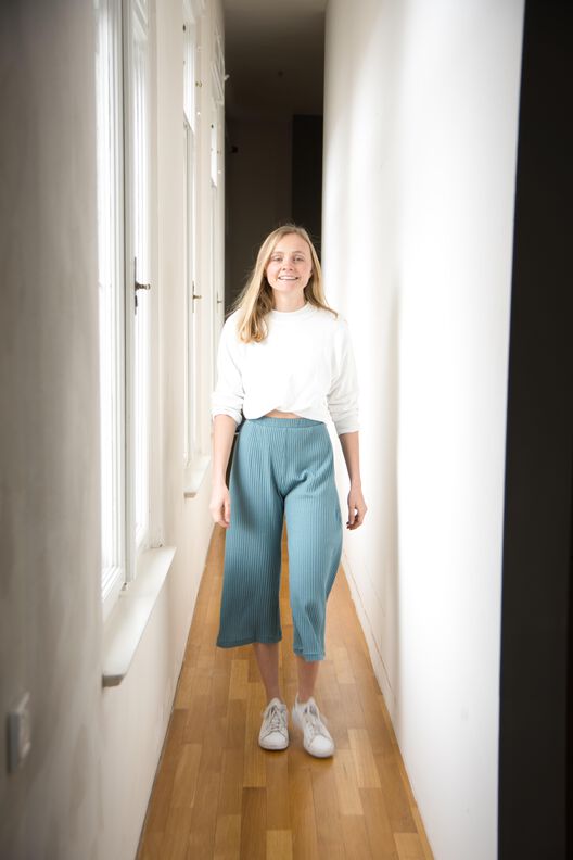 Fließende Hose mit weitem Bein - Schnittmuster - Gr. XS - XL image number 4