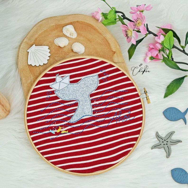 Stickdatei Set "Flossen Fluke" und "Schiff" – DOODLE – 16x26 image number 6