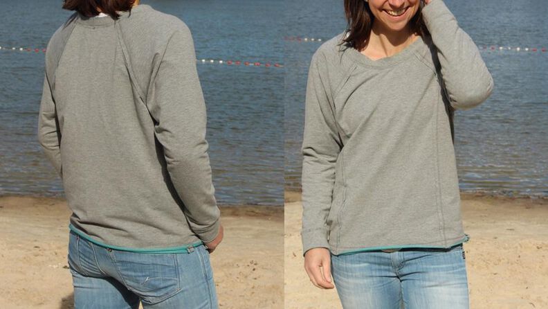 Raglanshirt "MALEA", Schnittmuster Gr. 158-46 image number 2