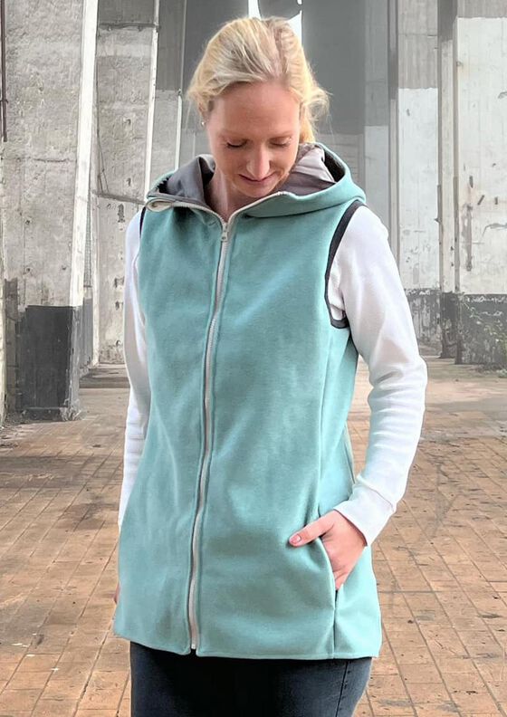 Weste Livsglad Gr. 32-50, Walk, Fleece, Softshell image number 2