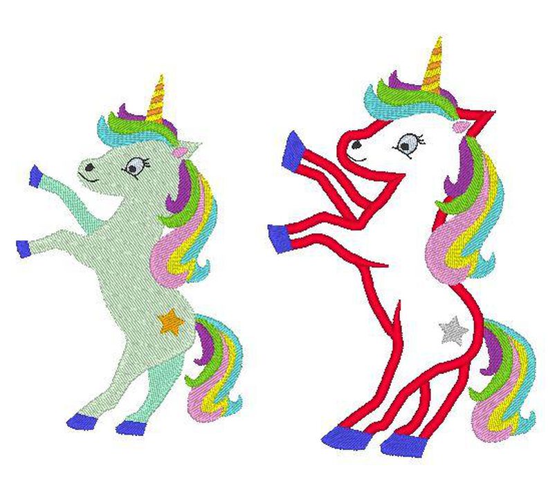 Stickdatei Einhorn image number 3