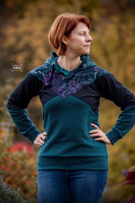 Hoodie/Hoodiekleid ALIMONDA Gr. 34-54 Ebook Schnittmuster image number 7