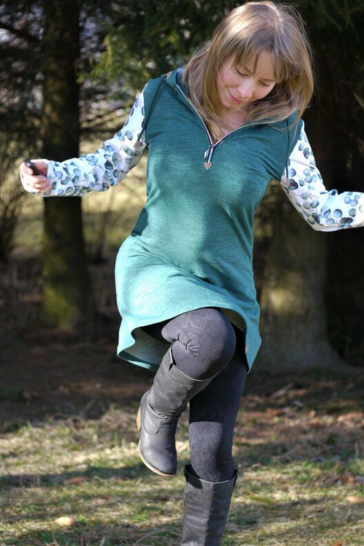 Sweatkleid Aska - Ebook und Nähanleitung - Gr 32-64 image number 3