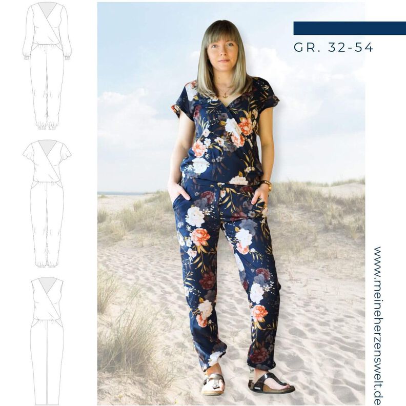 Overall Damen – Schnittmuster Gr. 32-54 – SEVILLA-PALMA #109 image number 1