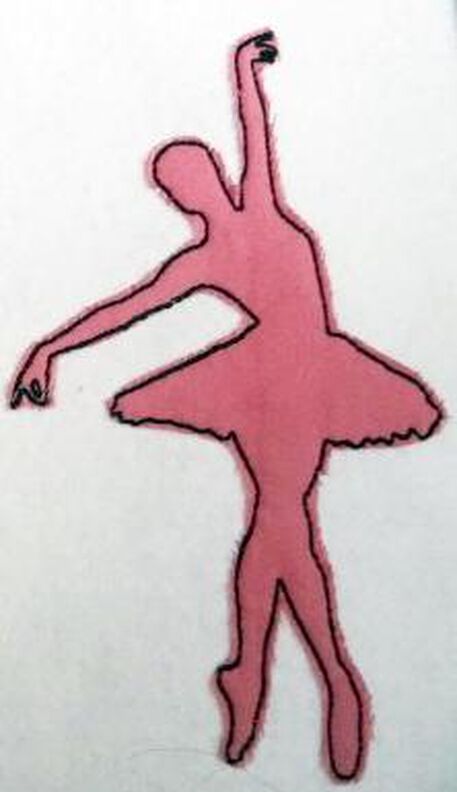Stickdatei Tänzerin Ballerina Doodle Ballett image number 5