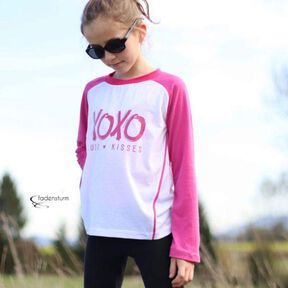 Sportshirt "OVA" N&auml;hanleitung und Schnitt Gr. 62 - 104