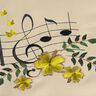 Stickdatei Musik Noten mit Hibiskus  SET thumbnail number 3