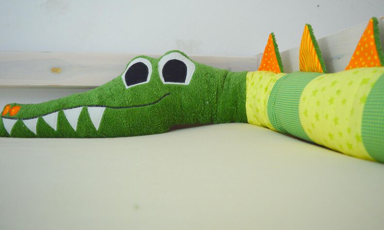 Nähanleitung Bettschlange Krokodil Holgar image number 6