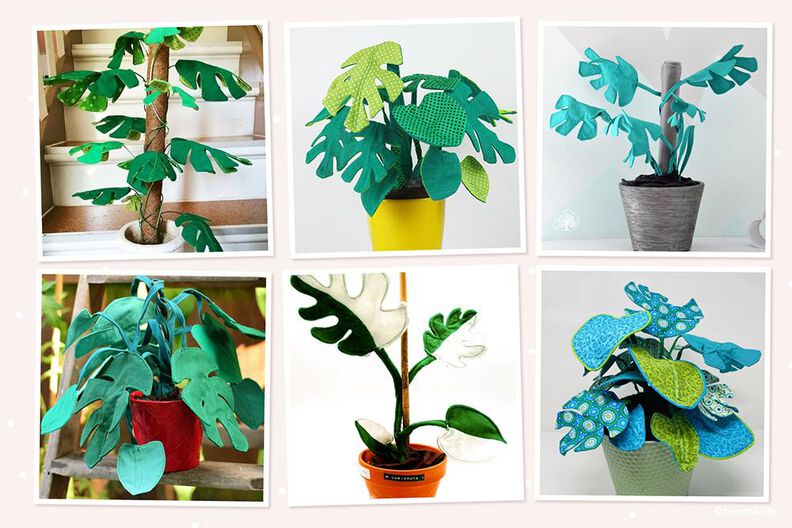 Zimmerpflanze Monstera (Nähanleitung & Schnittmuster) image number 2