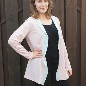 Molly Cardigan – Schalkragen oder Volant, BU 80-116, A4+A0