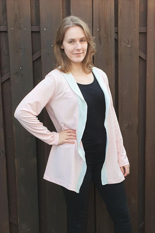 Molly Cardigan – Schalkragen oder Volant, BU 80-116, A4+A0 image number 2