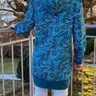Sweatkleid Klara – Wickelkragen oder Kapuze Gr. 86-158 A4+A0 thumbnail number 5