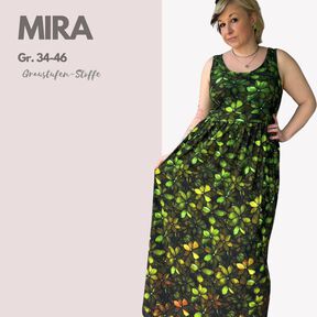Maxikleid Mira Gr. 34 - 46, mit Beamerdatei