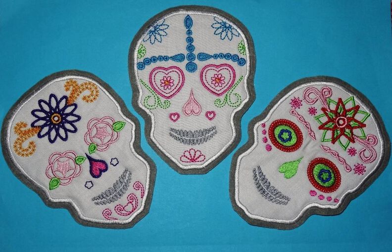 Stickdatei Skull - Schädel - Totenkopf  image number 3