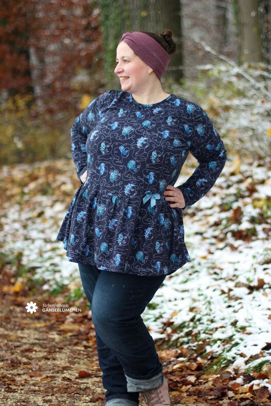 Flouncy Hoodie Damen BEAMER Version Gr. 32 - 54 image number 5