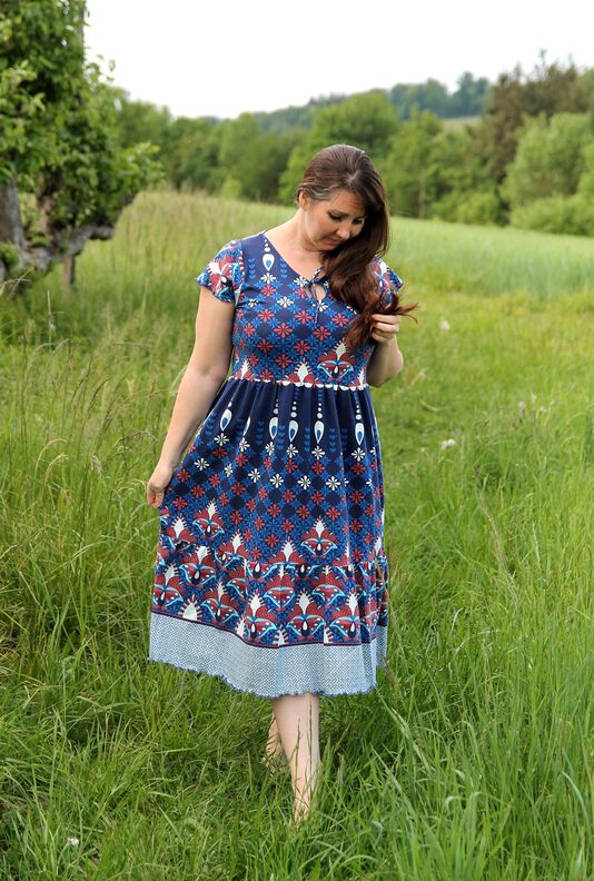 *Ladies Partydress* Stufenkleid Boho Gr. 32 bis 56 image number 4
