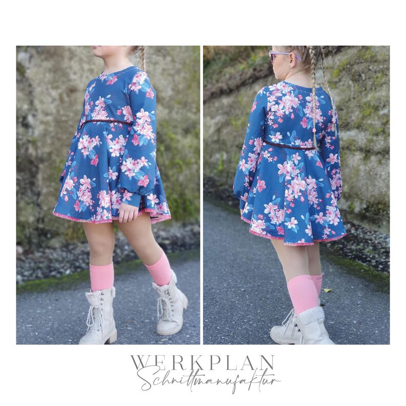 lieblings DrehWERK |  80 bis 164 | Drehkleid | A4 & A0 image number 5