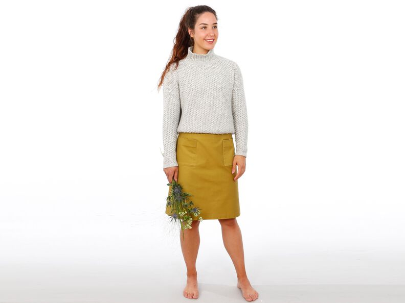 FRAU INA - Rock mit aufgesetzten Taschen XS-XXL image number 3