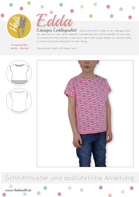 ebook Kurzarmshirt Edda für Kids und Teens  image number 1