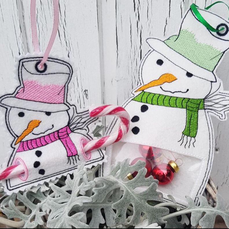 Stickdatei Schneemann F&uuml;llobjekt ITH image number 1