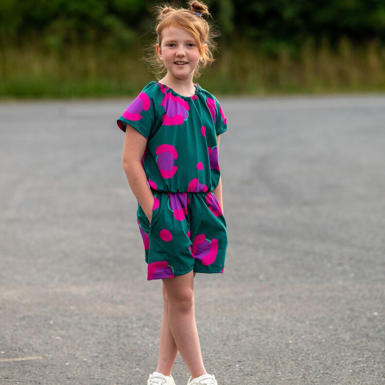 Kinder Jumpsuit Jersey Verschlusslos LOMPAT ♥ Gr. 98-164 image number 9