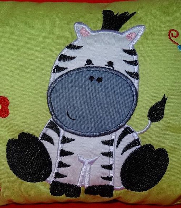 XL Afrika Tiere Elefant Zebra Affe Giraffe Stickdatei image number 5