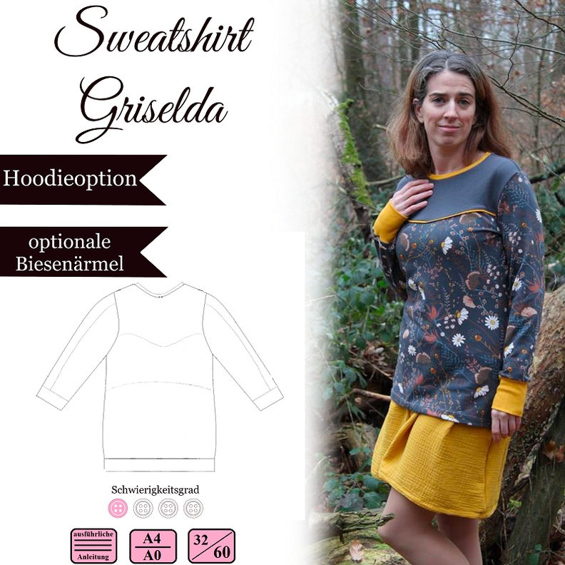 Damen Sweatshirt "Griselda" Ebook und Nähanleitung image number 1