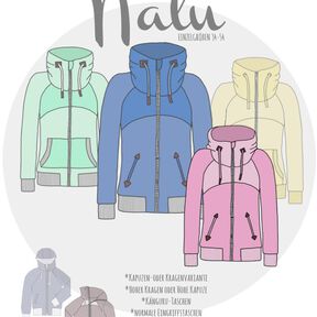 DAMEN RAGLAN SWEATJACKE NALU GR. 34-54
