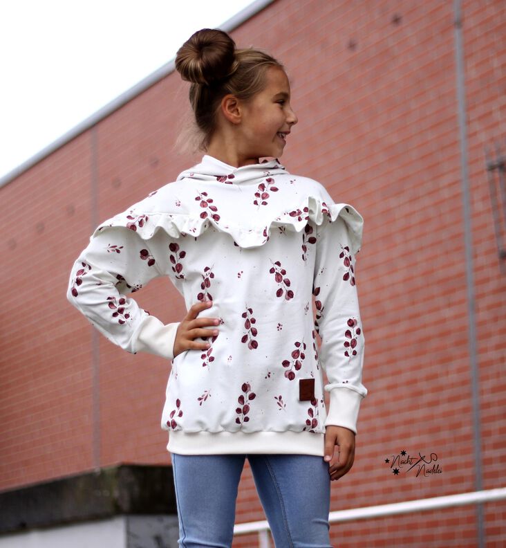 Sweater Hoodie Kleid Wellenzauber (Gr. 86 - 152) image number 2
