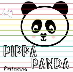 Plotterdatei Pippa Panda