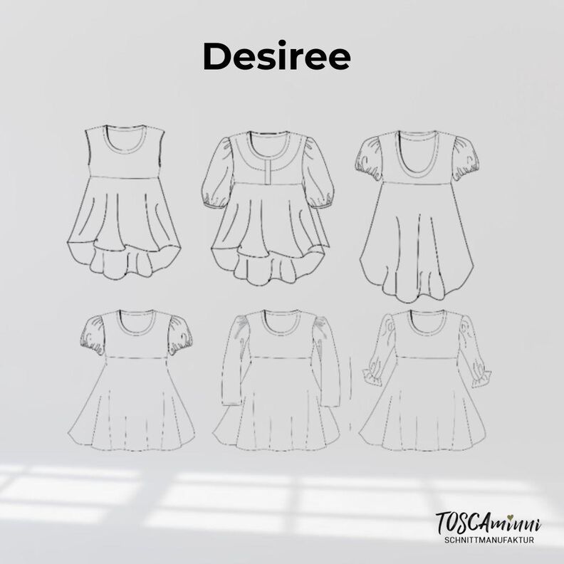Kleid Desiree Gr. 80-140 Schnittmuster image number 8