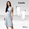 Damenkleid Giselle Gr. 34-54 -  Schnittmuster thumbnail number 1