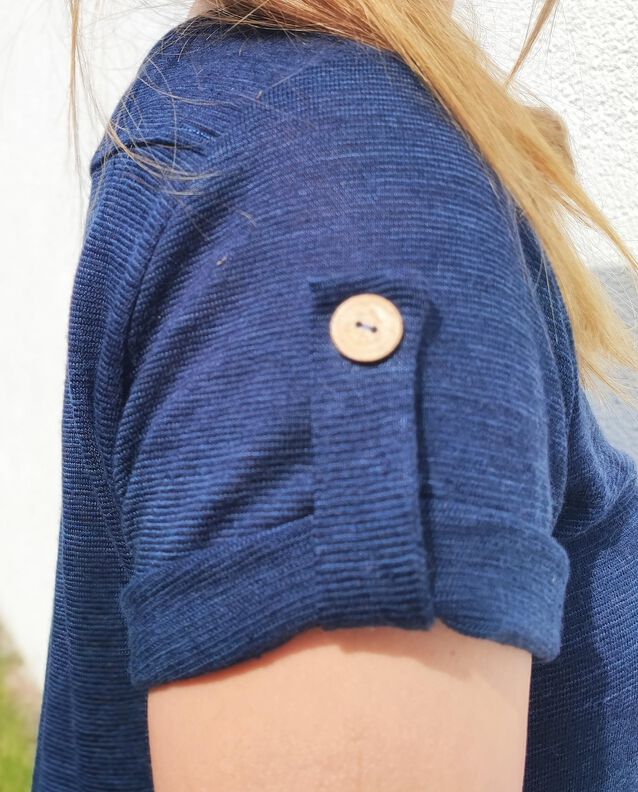 "Summer Blues" eine Bluse mit raffinierter Raffung, 32-46 image number 2