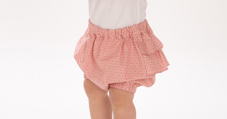 EMI Baby Pumphose Schnittmuster mit Gummizug und Rüschen image number 9