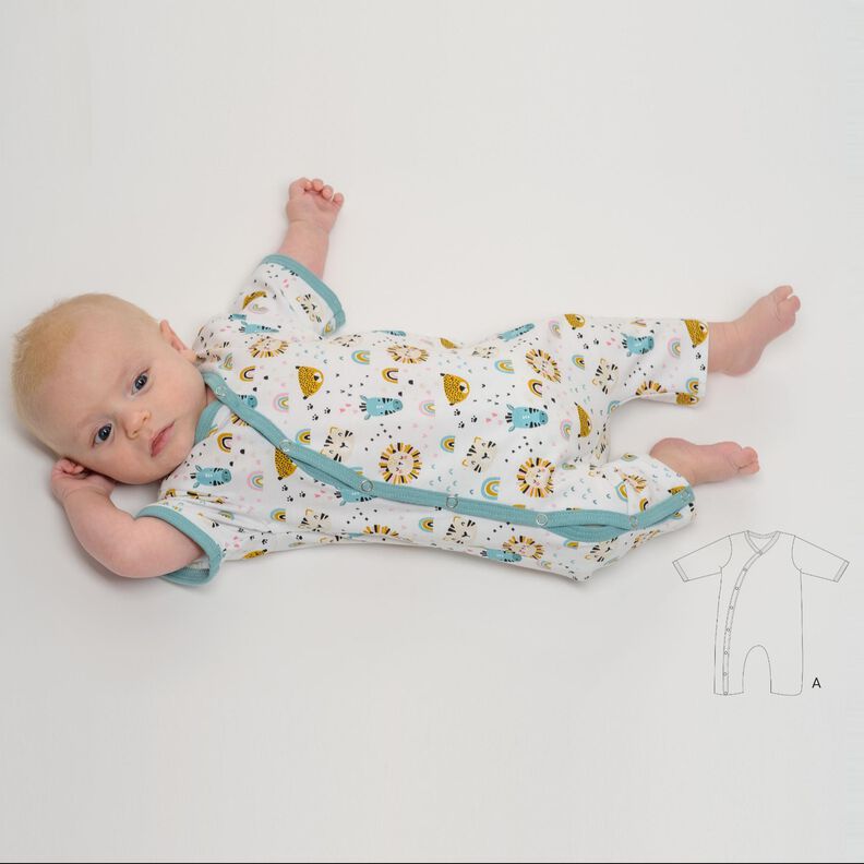  Schnittmuster Baby Strampler Leon für Mädchen oder Junge image number 1