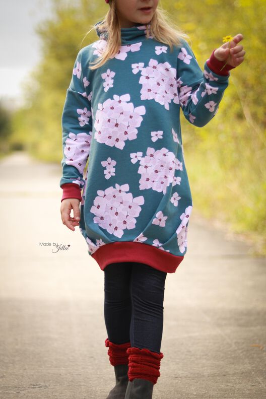 Hagebutte für Mädchen: Longhoodie und Kleid Gr. 74 – 164 image number 3
