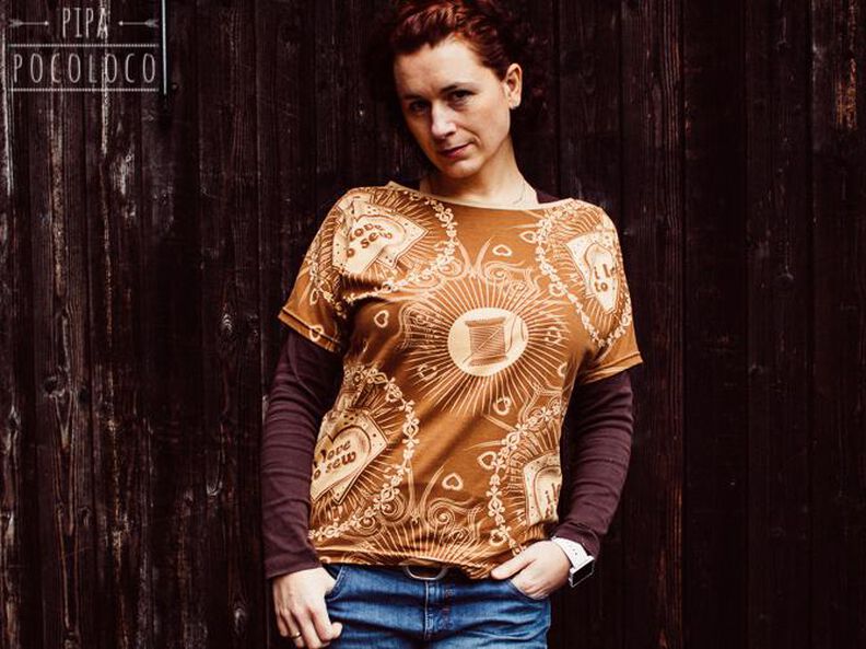 ebook Kurzarmshirt Frau Edda für Damen image number 7