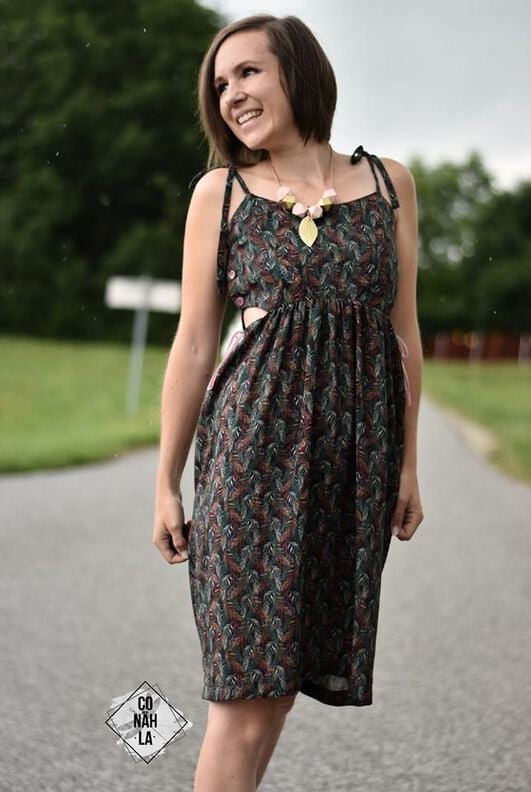 Sommerkleid "Sommerlotte" mit Cut-Outs Gr.34-48 image number 3