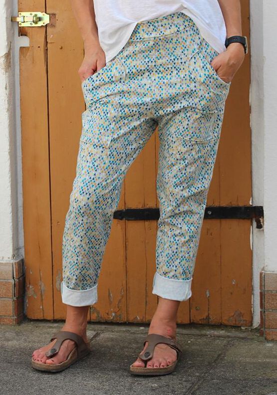 Sweathose (34-56) CALMA Damen Hose Schnittmuster image number 5