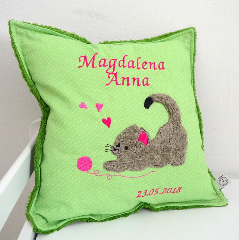 Stickdatei Katze Kimba 13x18cm  image number 2