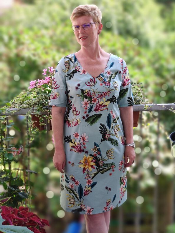 Kleid MASSIMA Gr. 34-52 PDF-Schnitt A4, A0, Anleitung image number 9