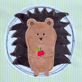 Stickdatei Igel doodle verschiedene Gr&ouml;&szlig;en