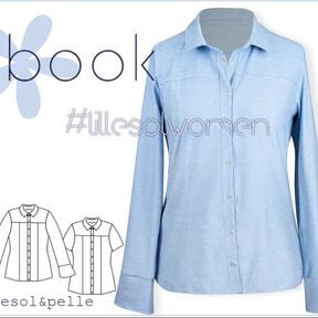 Ebook / Anleitung Jerseybluse Leanna *+ A0-Datei + Video*