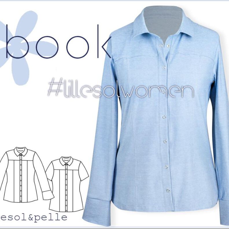 Ebook / Anleitung Jerseybluse Leanna *+ A0-Datei + Video* image number 1