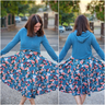 Becky Gr. 32 bis 48 Set aus Crop-Oberteil und Drehkleid thumbnail number 5