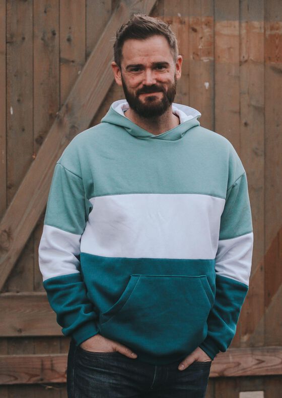 Hoodie Herren –  Schnittmuster Gr. XS-4XL – Boston image number 7