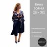 schwingendes Wickelkleid SOPHIA Größe 34 - 52 (XS - XXXL) thumbnail number 10