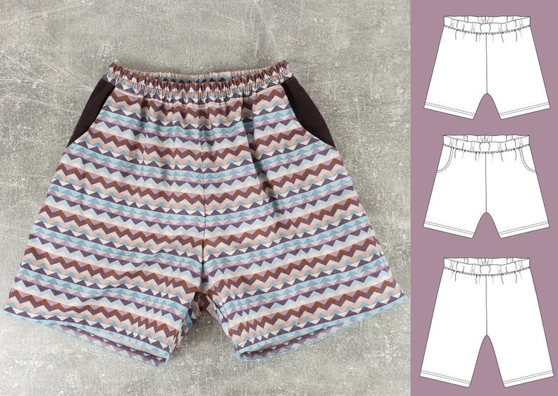 Luca Kids – Kinder-Shorts mit Gummizug, Gr. 104-164, A4+A0 image number 6